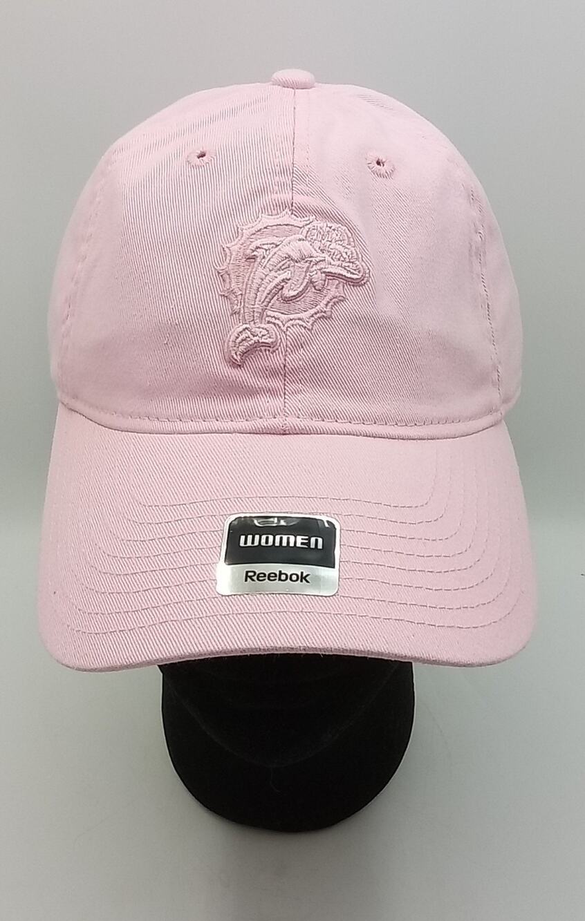 Miami Dolphins NFL Reebok Women's Pale Pink Adjustable